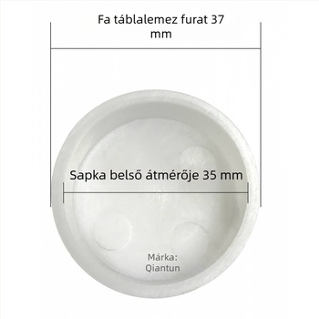 Vízálló szekrényajtó-pántfedél – tömítő sapka a pántlyukakhoz, nedvesség- és szagellenálló