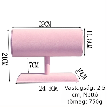 Flanel anyagból készült fejkendő és hajkiegészítő kiállító állvány, univerzális felnőtteknek és gyerekeknek, ékszer-tartó