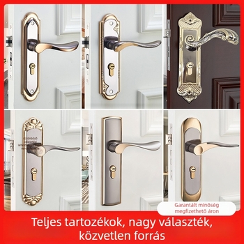 Youyi Európai stílusú beltéri ajtózár tömörfa ajtókhoz kilinccsel – mechanikus zár a hálószobához és belső ajtókhoz
