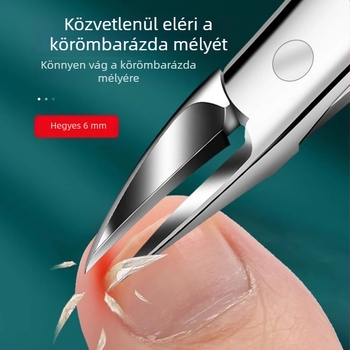 Ferde csőrű körömvágó olló, pedikűr eszköz onychomikóziához