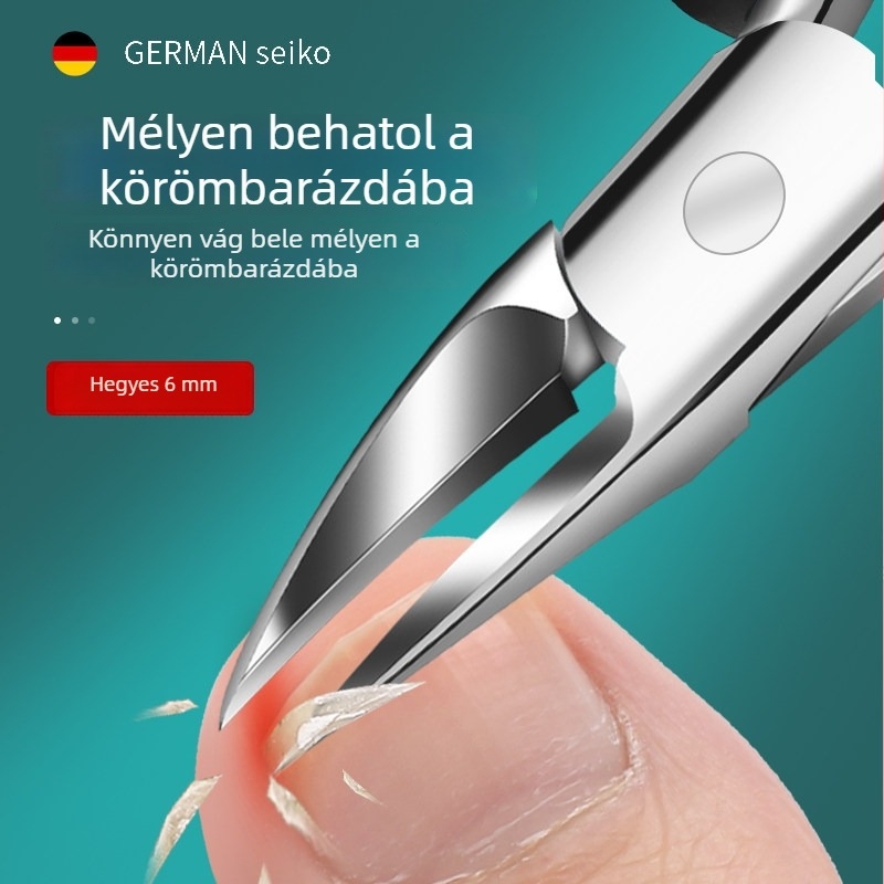 Sascsőrű körömvágó olló, körömolló – pedikűr eszközök, speciális olló a lábujj körmök vágásához