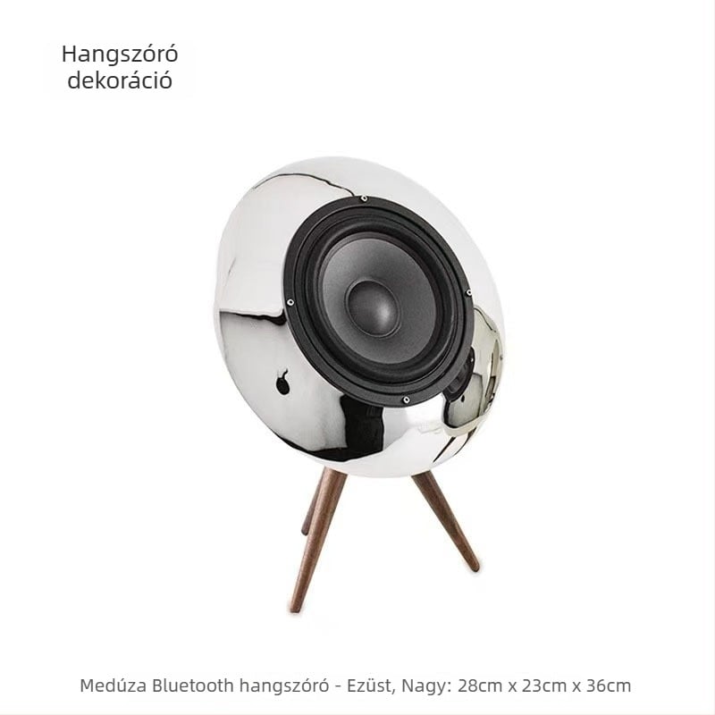 Moderne háromszög alakú Bluetooth hangszóró dekorációval, mélysugárzóval a nappaliba