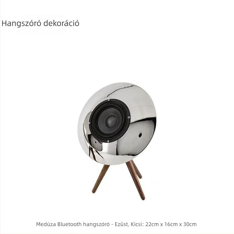 Moderne háromszög alakú Bluetooth hangszóró dekorációval, mélysugárzóval a nappaliba