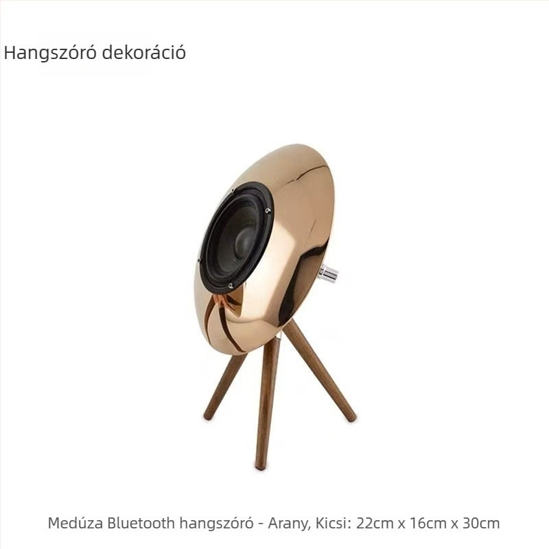 Moderne háromszög alakú Bluetooth hangszóró dekorációval, mélysugárzóval a nappaliba