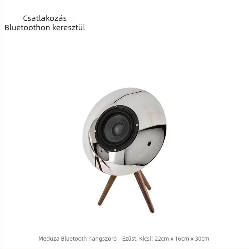 Moderne háromszög alakú Bluetooth hangszóró dekorációval, mélysugárzóval a nappaliba