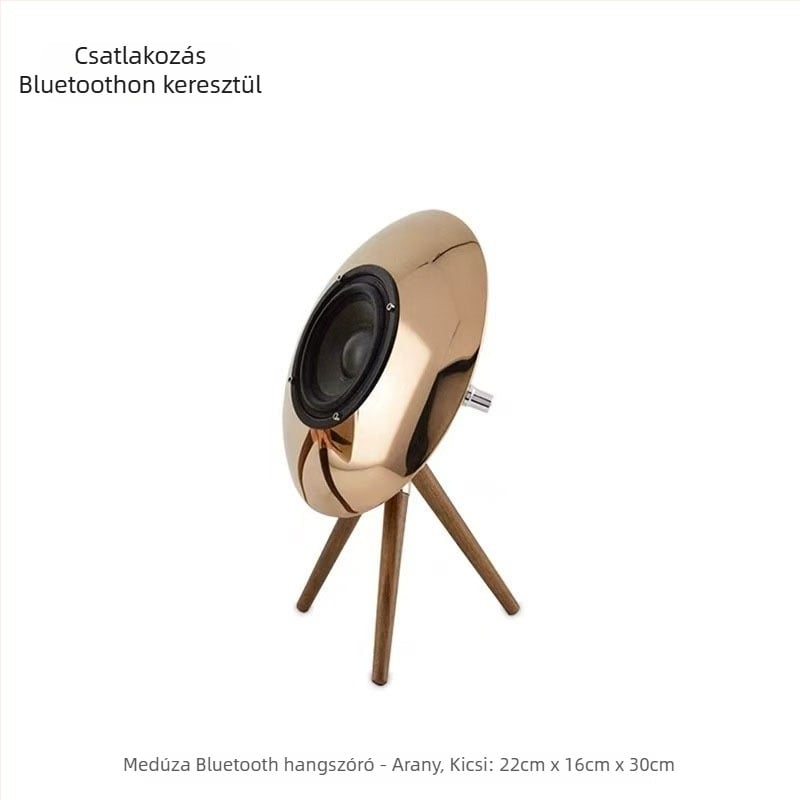 Moderne háromszög alakú Bluetooth hangszóró dekorációval, mélysugárzóval a nappaliba