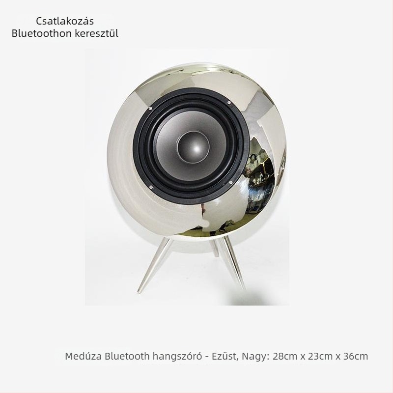 Moderne háromszög alakú Bluetooth hangszóró dekorációval, mélysugárzóval a nappaliba