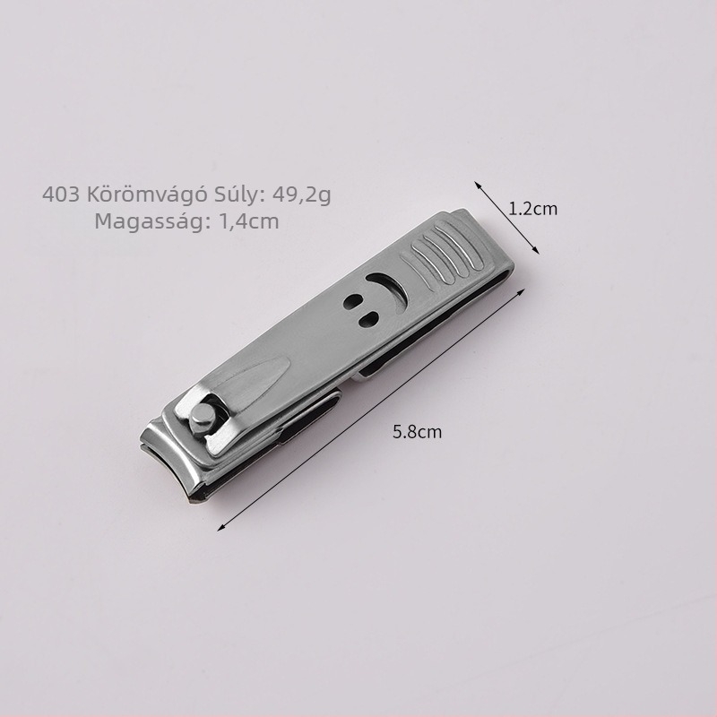 Hengke Rozsdamentes acélból készült nagy körömvágó – hordozható manikűr eszköz