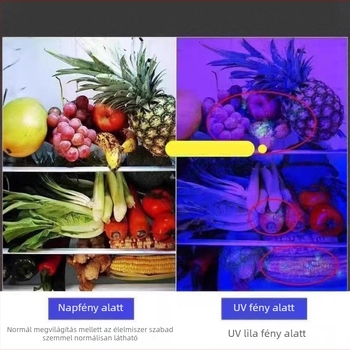 Újratölthető körömlámpa UV-gélhez, kompakt lila fény