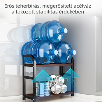 Konyhai tároló polc fűszerekhez — munkalapra szerelhető, fúrás nélkül