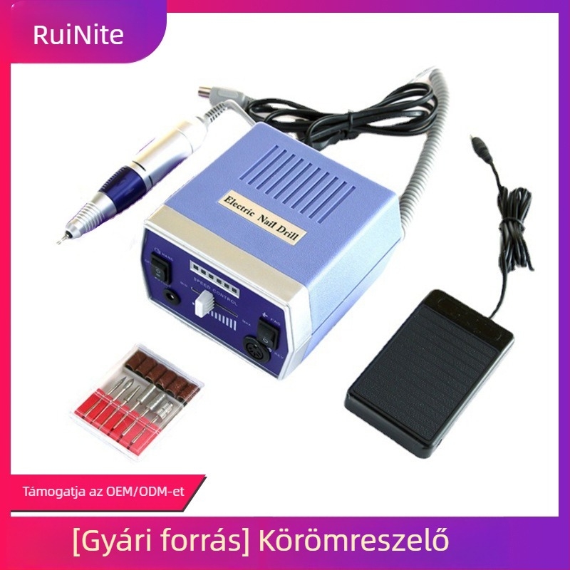 CJ-302 Körömcsiszoló, elektromos eszköz gél-lakk eltávolításához és polírozáshoz, 25000 fordulat/perc