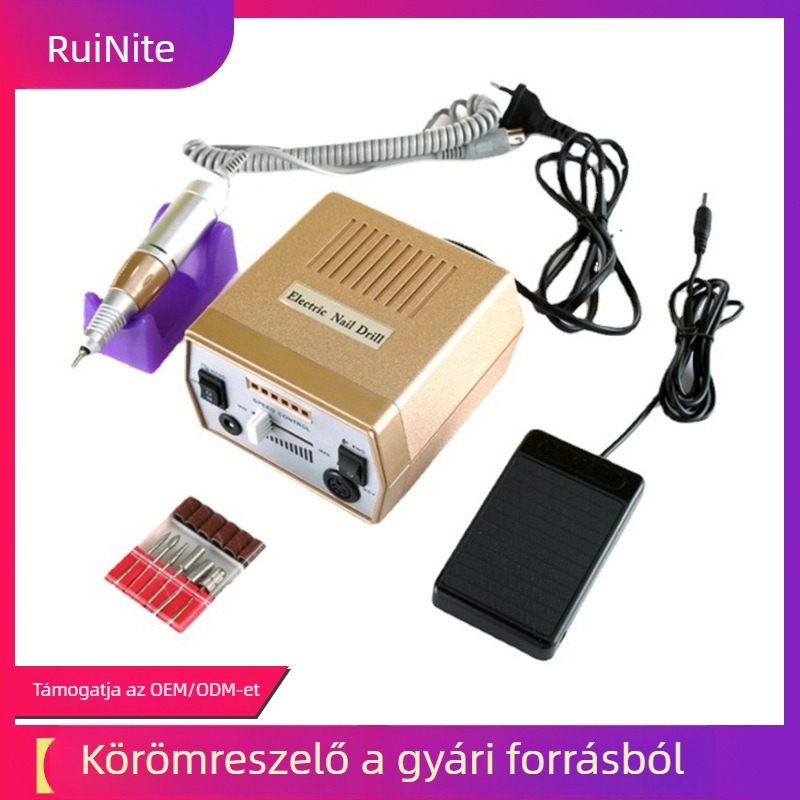 CJ-302 Körömcsiszoló, elektromos eszköz gél-lakk eltávolításához és polírozáshoz, 25000 fordulat/perc