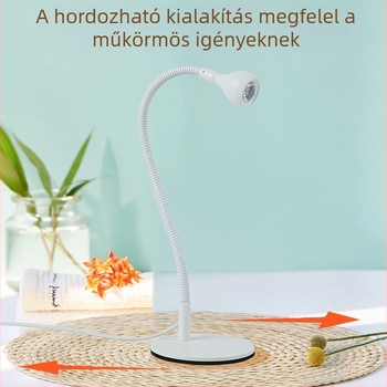 Asztali manikűr lámpa köröm- és szempilla-hosszabbításhoz, lila fény, gyorsan száradó