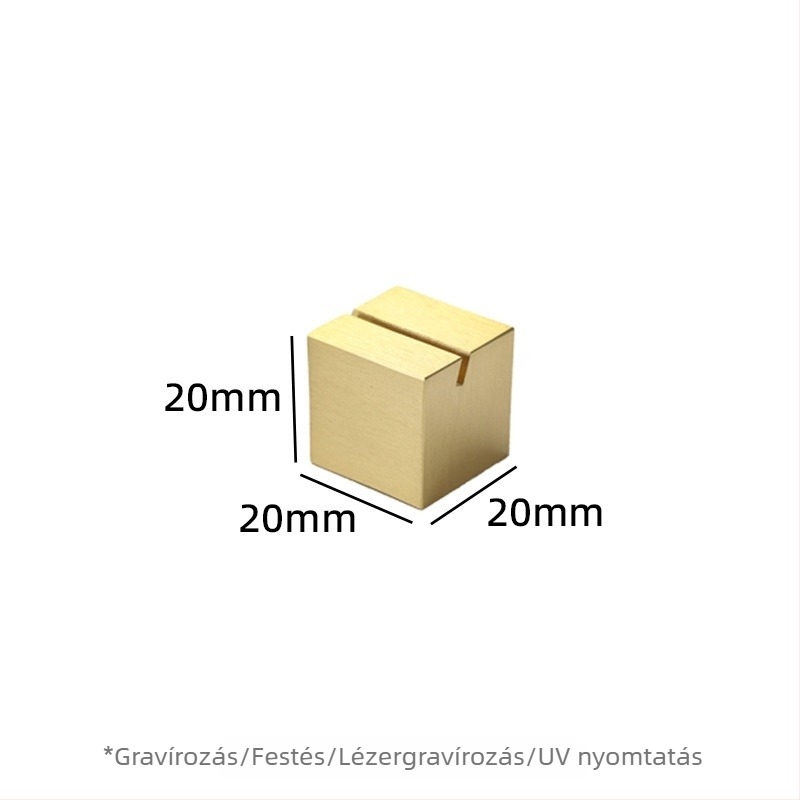 Raktáron: gravírozott logóval ellátott réz/bronz kártyatartó alap, képeslap- és fényképtartó, árjelzővel