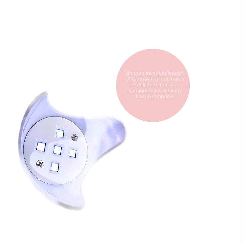 JUJUNICE DK Mini LED Körömlámpa Gel Lakkhoz – Otthoni Használat, Medúza Formájú