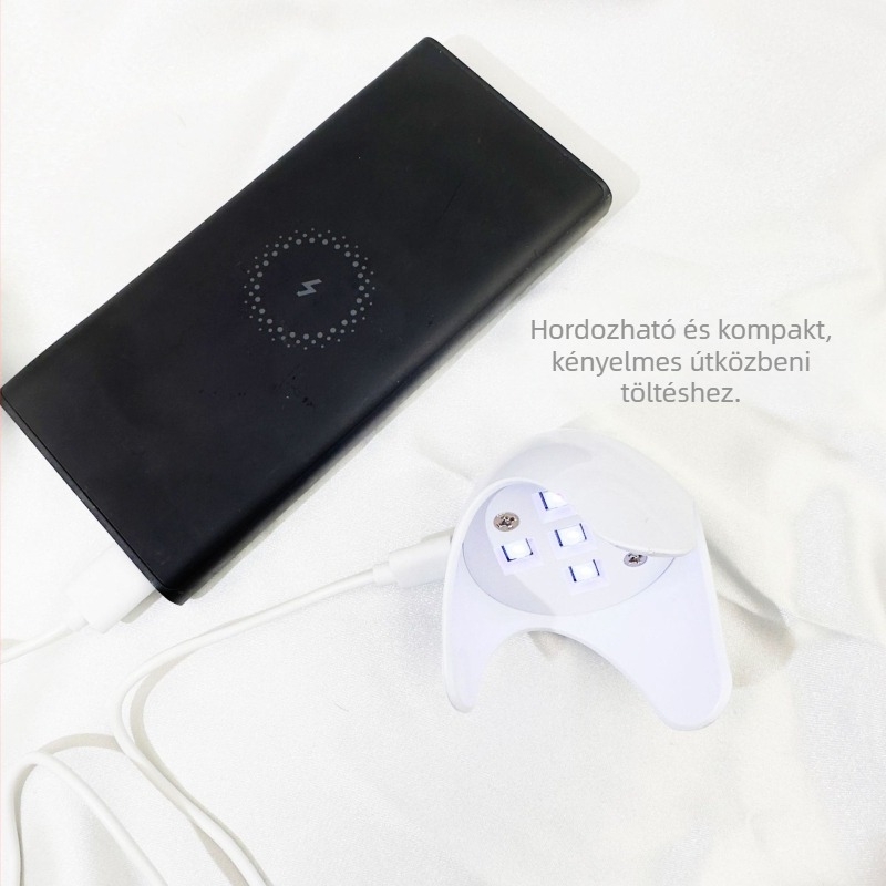 JUJUNICE DK Mini LED Körömlámpa Gel Lakkhoz – Otthoni Használat, Medúza Formájú