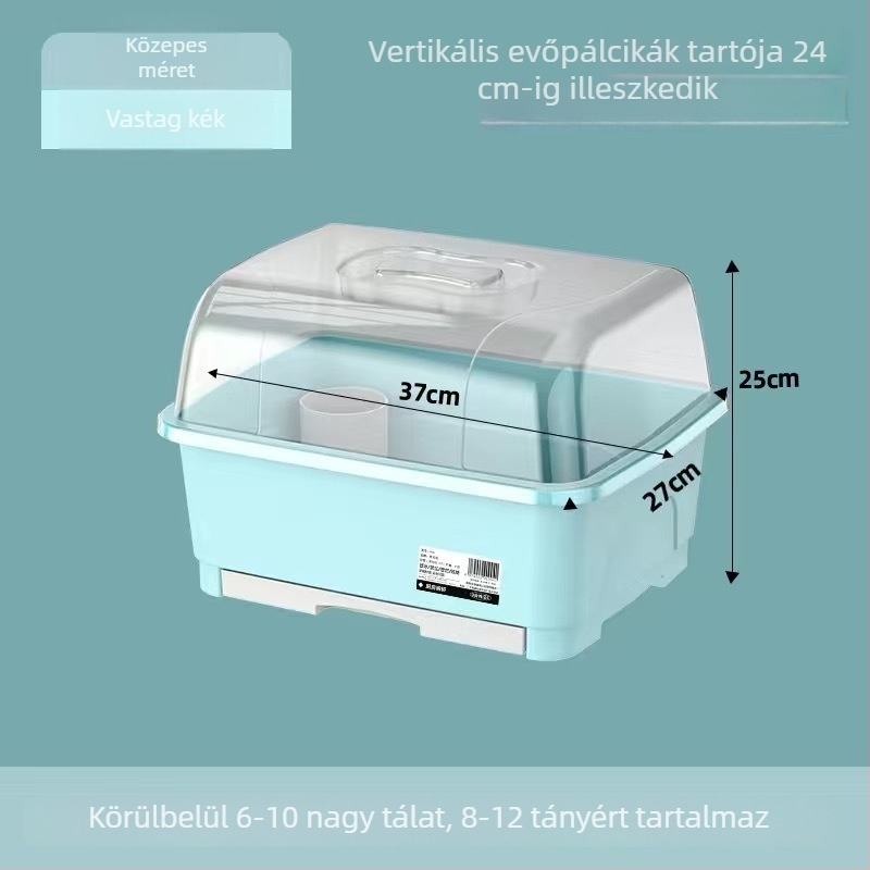 Konyhai tálak és evőeszközök tárolója leeresztő polccal – edények rendezéséhez a konyhában