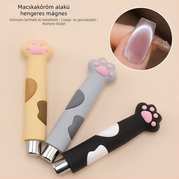 Macskamancs formájú körömmágnes Cat Eye gél lakkhoz – rendkívül erős, esés- és gurulás elleni védelem