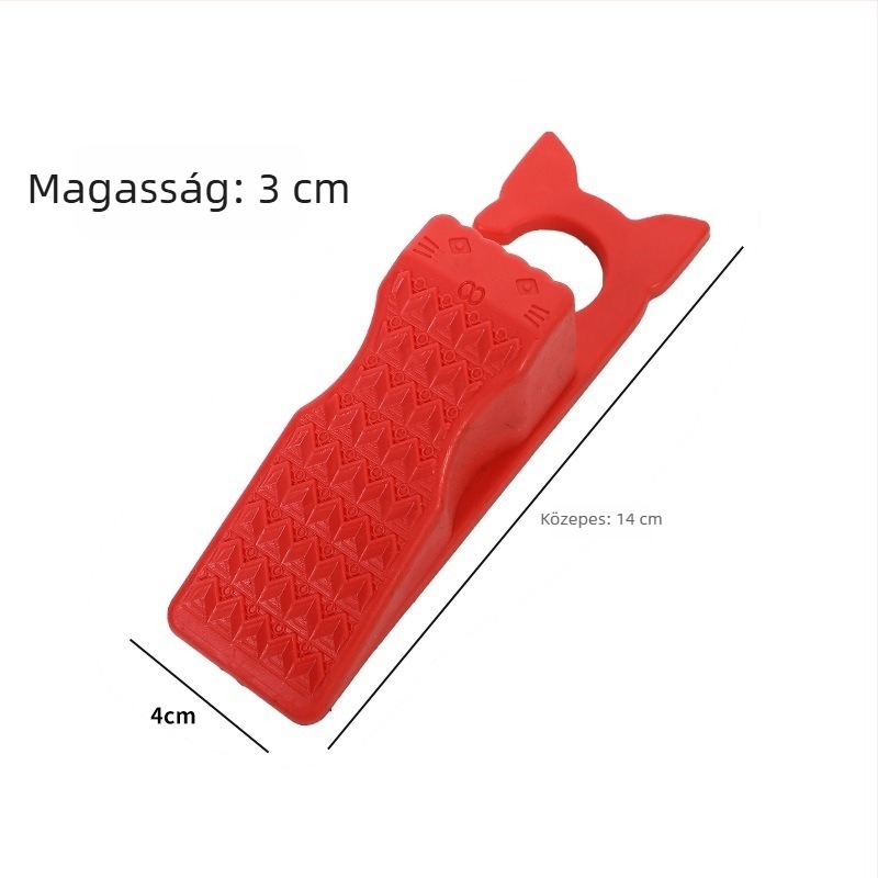 PVC ajtó stopper kampóval, szélálló gumiból készült ajtóütéscsillapító, telepítés nélküli, puha PVC