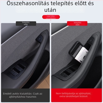 Tesla Model 3/Y Ajtókilincs tároló doboz — kompakt belső autóorganizátor