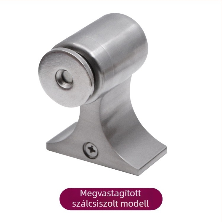 Padlóra szerelt magnetikus ajtóstop, rozsdamentes acélból, kiemelt kialakítás, otthoni használatra, ajtók hálószoba és fürdőszoba részére, modern, egyszerű dizájn, CT-02 szerelés
