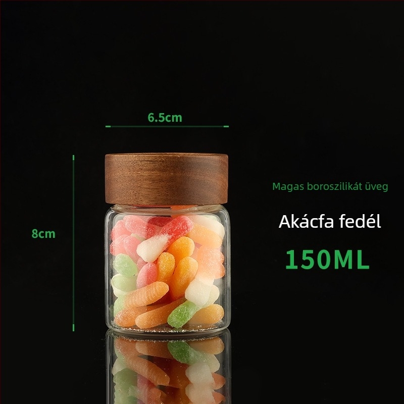 Akácfa gabonatároló edény, nagy kapacitású, légmentesen záródó, élelmiszer-minőségű, háztartási használatra, nedvesség- és kártevő elleni védelem