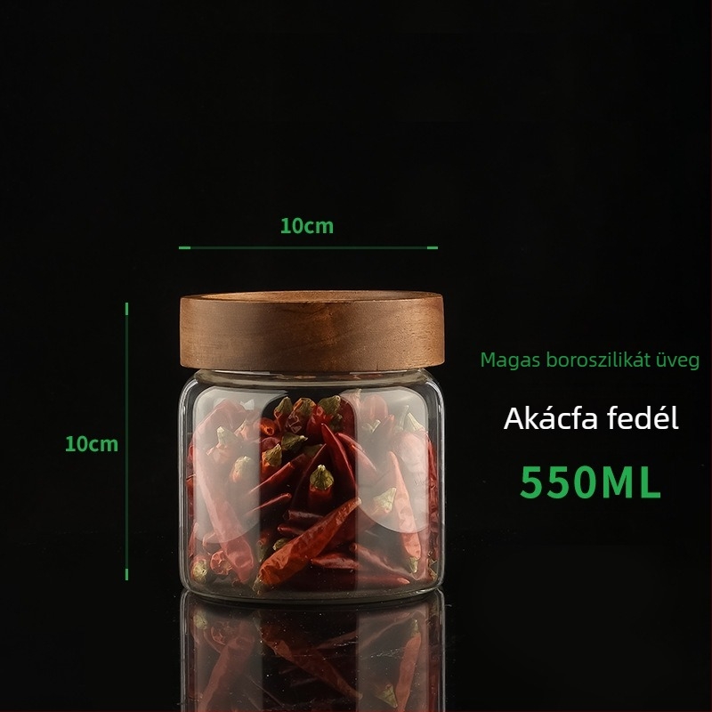 Akácfa gabonatároló edény, nagy kapacitású, légmentesen záródó, élelmiszer-minőségű, háztartási használatra, nedvesség- és kártevő elleni védelem