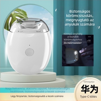 2025-ös elektromos körömcsiszoló babáknak, gyerekeknek és időseknek — teljesen automata manikűr eszköz otthoni használatra