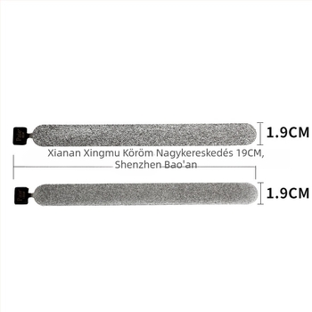 Rozsdamentes acélból készült körömpolírozó blokk, szemcsés reszelő, élformázó eszköz, gyémánt abrazív sáv a körömnek
