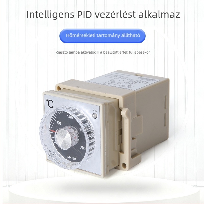 SH-E5C2 Hőmérséklet-szabályozó intelligens digitális kijelzővel, több bemenetes PID hőmérséklet-szabályozó