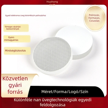 Elektronikus körkörös polírozó korongok körmök számára, sima él, bőrbarát; üveg lábreszelővel történő polírozás.