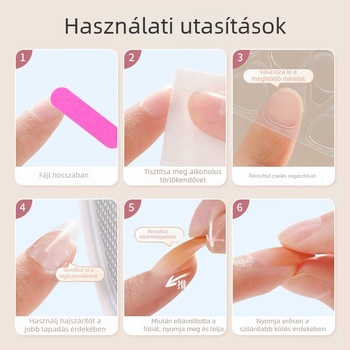 Juharlevél mintás pillangó köröm díszítés – szerencsét vonzó, bőrszín-kiegyenlítő, viselhető műkörmök, elegáns mindennapi stílus