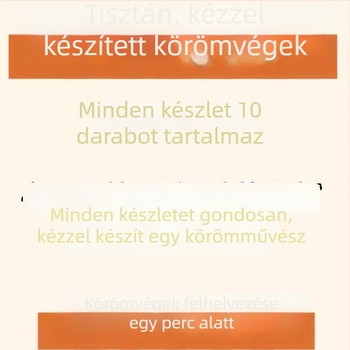 Heyisi Macskaszem hatású üveggyöngyös körömlapok – kézzel készített, magas fény, fehérítő hatás, hűvös érzet, közvetlen felhelyezés