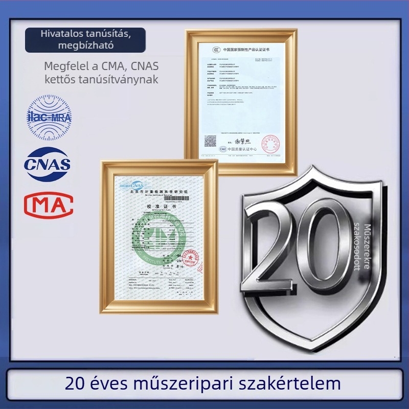 Kézi ipari magas hőmérsékletű hőmérő rozsdamentes acél szondával, digitális kijelző, bimetallikus érzékelő