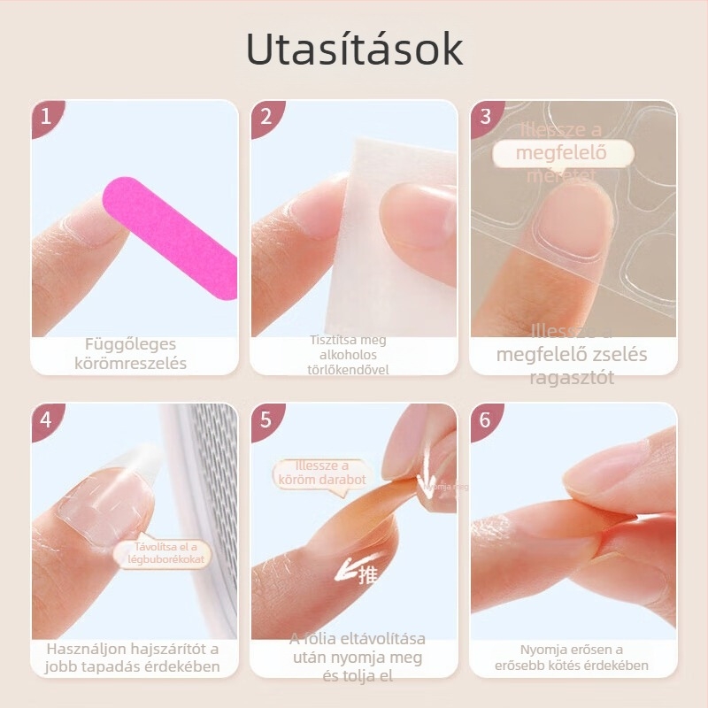 Bordó cseresznyés Cat Eye rövid viselhető műkörmök mindennapi manikűrhöz