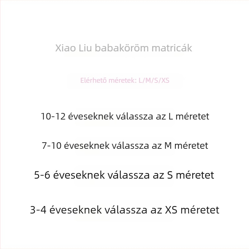 Kézzel készített aranyos rajzfilmfigurás körömdíszítő matrica, rövid, kerek körmökre, eltávolítható, modell S038