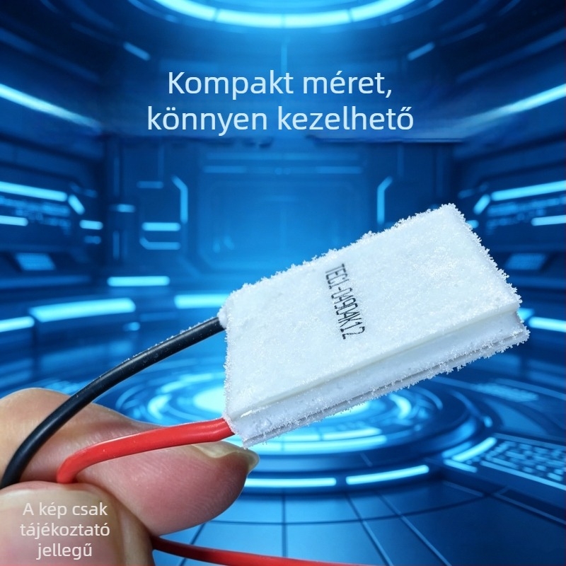 TEC1-04904 Peltier hűtőelem, 25x25 mm, 4 A, 5 V, mini DIY hűtőmodul