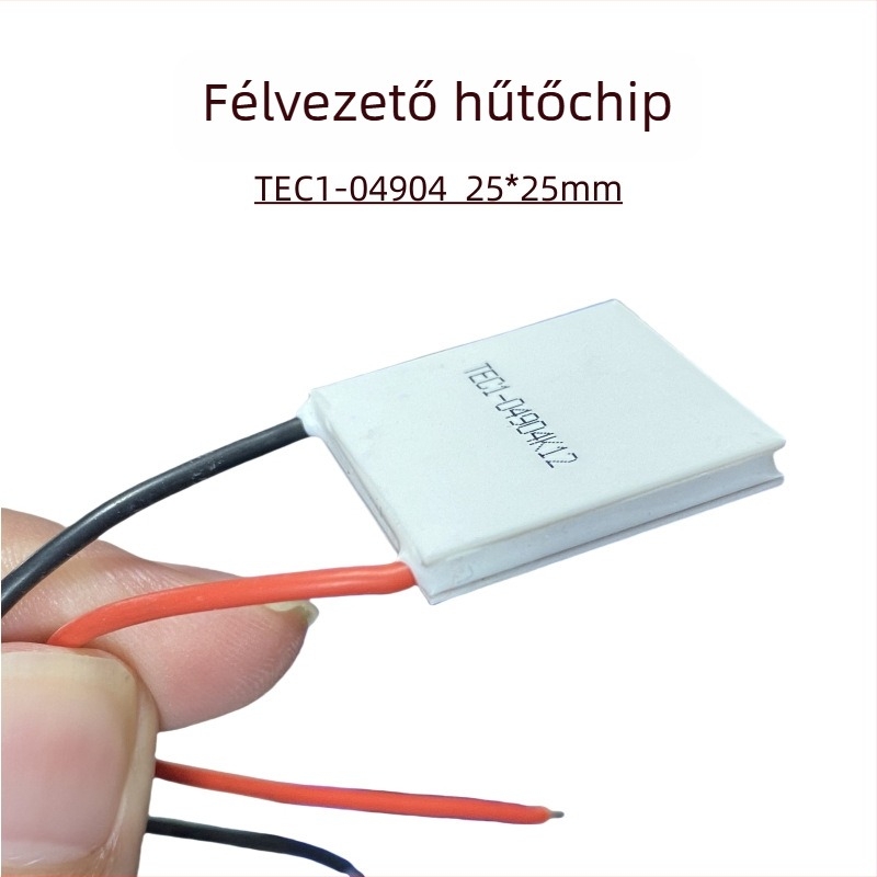 TEC1-04904 Peltier hűtőelem, 25x25 mm, 4 A, 5 V, mini DIY hűtőmodul