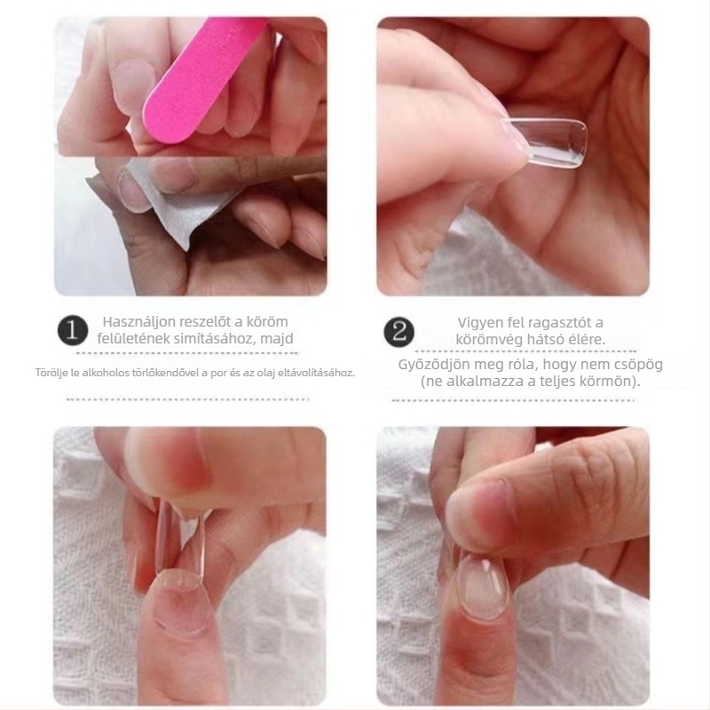 Kézzel készített üveg gyöngyök pöttyös mintával – körömdíszítő matrica géles manikűrhöz, Cat's Eye effektus, elegáns mindennapi stílus