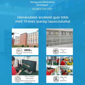 10K3950 NTC termosztor, csőbilincs típusú, G18, réz-nikkeles bevonattal, hőmérséklet-érzékelő falra szerelhető vízmelegítő kazánokhoz