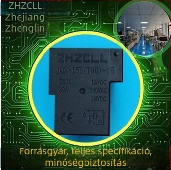 Standard ZLT90 relé, 12V, 30A, Normálisan nyitott, 4-tűs