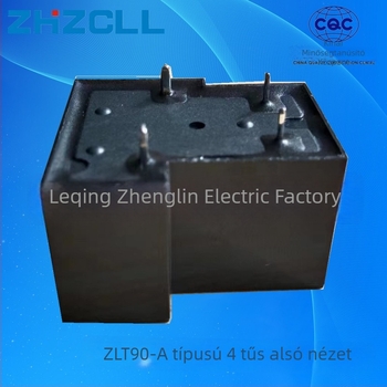 Standard ZLT90 relé, 12V, 30A, Normálisan nyitott, 4-tűs