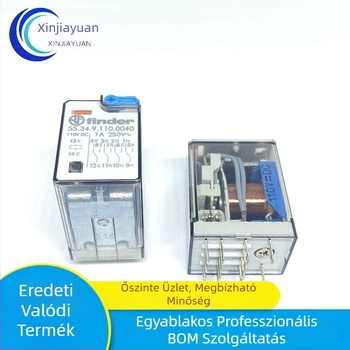 Fende nagy teljesítményű elektromágneses relé 55.34.9.110.0040 DC110V 4-csoportos átkapcsolás 7A Finder