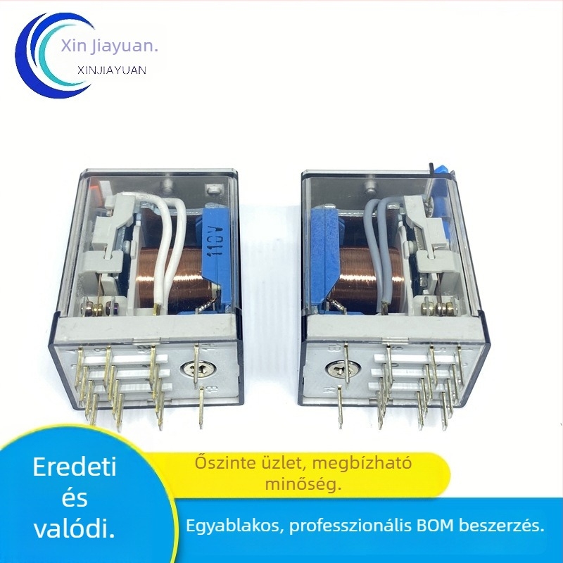 Fende nagy teljesítményű elektromágneses relé 55.34.9.110.0040 DC110V 4-csoportos átkapcsolás 7A Finder