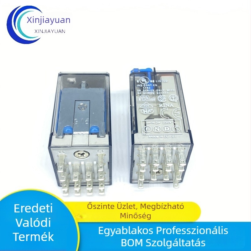 Fende nagy teljesítményű elektromágneses relé 55.34.9.110.0040 DC110V 4-csoportos átkapcsolás 7A Finder