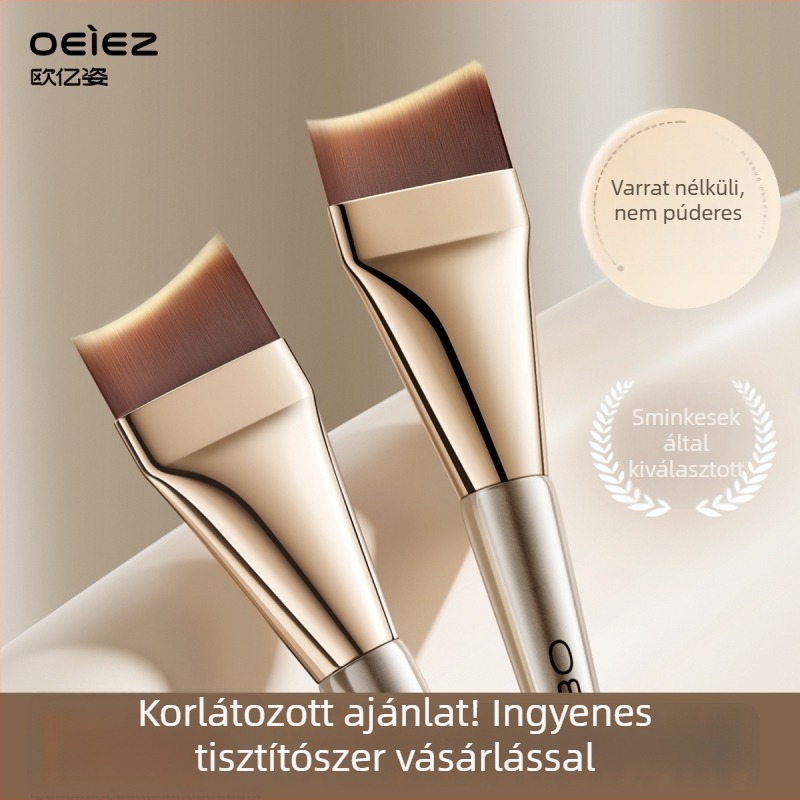 Alapozó ecset – ultra vékony, háromrészes készlet, félhold alakú, egyenletes felvitel