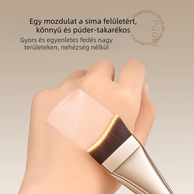 Alapozó ecset – ultra vékony, háromrészes készlet, félhold alakú, egyenletes felvitel