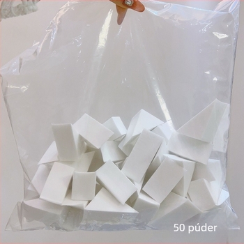 Háromszög alakú púderpúder szivacs sminkeseknek, hidrofíliás, latexmentes, stúdió használatra