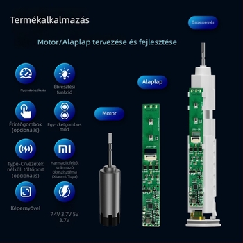 Okos vezeték nélküli szervo-rezgő elektromos fogkeféhez PCBA tervezés és fejlesztés