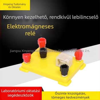 Elektromágnes relé — Oktatási kísérleti eszköz elektromágnesességhez középiskolában